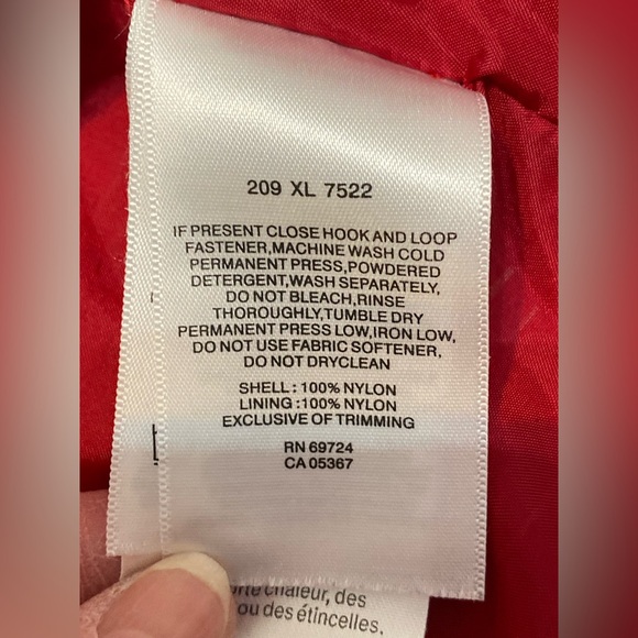 Columbia Women's Red Jacket Size Large With Removable Hood - Picture 4 of 8